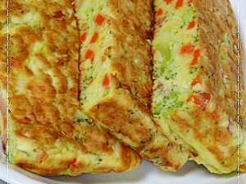 玉子焼き用ﾌﾗｲﾊﾟﾝで*ケークサレ*